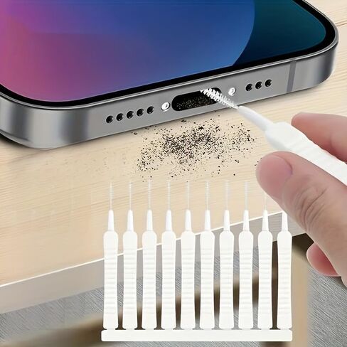 14PCS Ultra-Thin Cleaning Brushes Multifunctional Tool Kit for Charging Ports, Mobile Phones, Speakers and Shower Heads for Debris Removal, Typc in Saudi Arabia