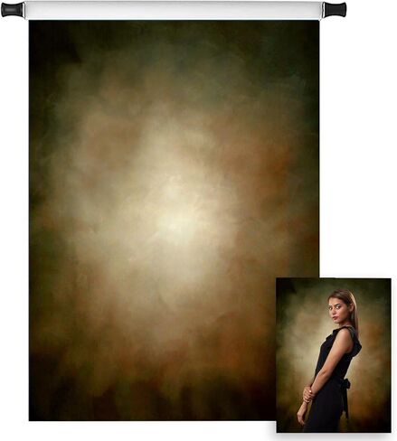 Kate Abstract Photography Backdrops Portrait Phoro Backdrops for Headshot Brown Portrait Photography Studio Props, 5x7ft in Saudi Arabia