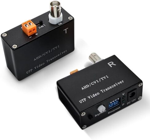 1 Channel Active Video Balun for CCTV Camera Twisted Pair Transmitter BNCLong Range for AHD TVI CVI 5/10MP in Kuwait