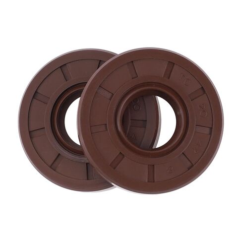 ختم الزيت العالمي TC ختم الختم ختم عمود دوار 20 × 28x5mm الضغط العالي FKM Rubber Brown 2 PCS in Kuwait