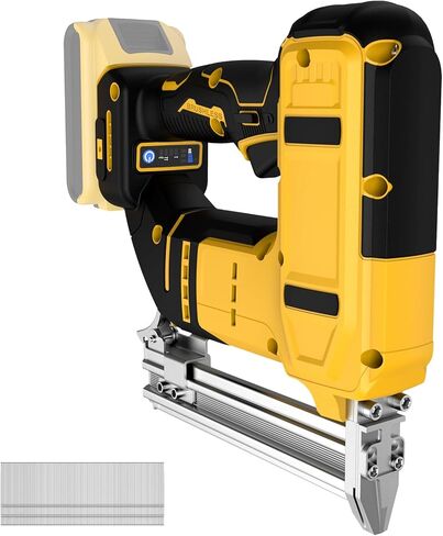 18 Gauge Cordless Brad Nailer for Dewalt 20V MAX Battery, Battery Powered Nail Gun with 1000 Nails, Lightweight Electric Nail Gun for Woodworking, Framing, DIY & Home Improvement (No Battery) in Kuwait