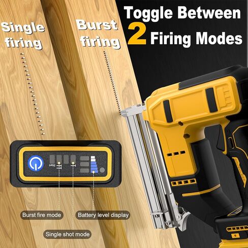 18 Gauge Cordless Brad Nailer for Dewalt 20V MAX Battery, Battery Powered Nail Gun with 1000 Nails, Lightweight Electric Nail Gun for Woodworking, Framing, DIY & Home Improvement (No Battery) in Kuwait