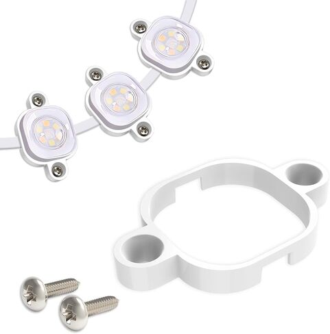 120 PCS Mounting Brackets Compatible with Govee Outdoor Lights Pro H706, Light Clips for Govee H706A H706B H706C Outdoor Lights, Mounting Bracket Replaces 3M Adhesive for 200FT Light in Kuwait