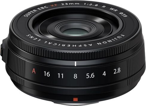 FUJIFILM FUJINON XF23mmF2.8 R WR Lens, Black in Saudi Arabia