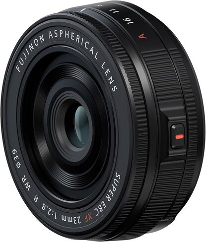 FUJIFILM FUJINON XF23mmF2.8 R WR Lens, Black in Saudi Arabia