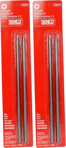 Senco EA0315#2 Square Duraspin Drive Bits - 2 Pack in Saudi Arabia