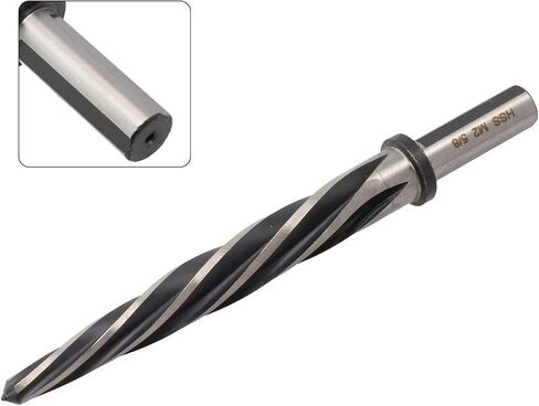 Bridge Reamer for Metal Construction — 5/8 inch Diameter, 1/2 inch Shank, Tapered HSS Spiral Fluted Design, Compatible with Portable Electric and Air Tools in Saudi Arabia
