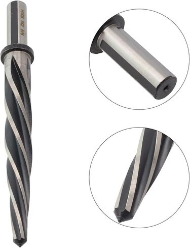Bridge Reamer for Metal Construction — 5/8 inch Diameter, 1/2 inch Shank, Tapered HSS Spiral Fluted Design, Compatible with Portable Electric and Air Tools in Saudi Arabia
