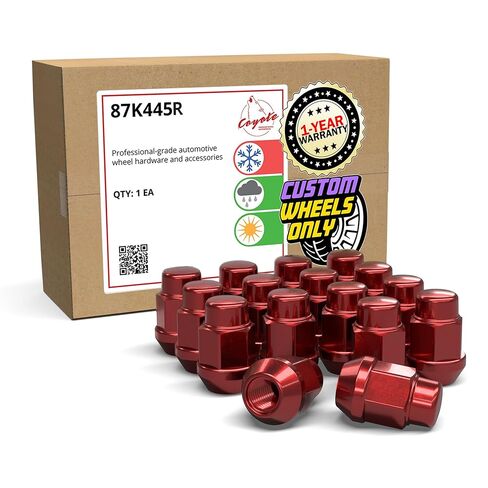 مجموعة أجزاء من أجزاء العجلات من ATV/UTV 16 الأزرق 10x1.25 LUG NUTS 1.38 "للسيارة قطر صغير الانتفاخ الجة الجوز قفل مقعد مخروطي القفل مع المفتاح (M10x1.25 ، الأزرق) in Kuwait