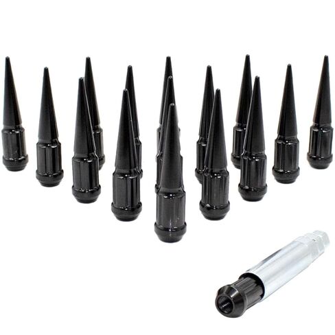 مجموعة أجزاء من أجزاء العجلات من ATV/UTV 16 الأزرق 10x1.25 LUG NUTS 1.38 "للسيارة قطر صغير الانتفاخ الجة الجوز قفل مقعد مخروطي القفل مع المفتاح (M10x1.25 ، الأزرق) in Kuwait