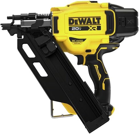 DEWALT 20V MAX XR ورق بدون فرش ببطارية ليثيوم أيون ومجمع بمسمار تأطير لاسلكي بدرجة 30 درجة (الأداة فقط) in Kuwait