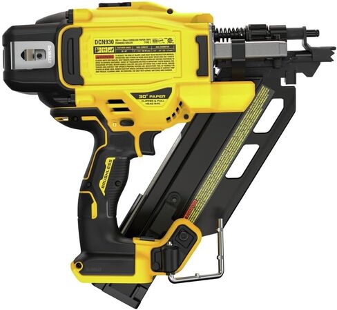DEWALT 20V MAX XR ورق بدون فرش ببطارية ليثيوم أيون ومجمع بمسمار تأطير لاسلكي بدرجة 30 درجة (الأداة فقط) in Kuwait