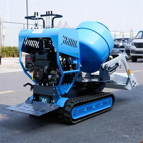 Automatic Cement Mixer, Concrete Mixer Crawler Concrete Mixer Mortar Mixing, Cement Mixing Tools with Loading Shovel for Stucco, Heavy Duty Cement Mixing Machine for Mortar, Stucco in Saudi Arabia