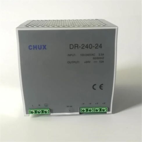 DIN Rail Switching Power Supply 240w 24V 10A Single Output AC/DC Input SMPS DR240w-24v Suitable for CNC CCTV LED Lights in Saudi Arabia