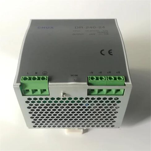 DIN Rail Switching Power Supply 240w 24V 10A Single Output AC/DC Input SMPS DR240w-24v Suitable for CNC CCTV LED Lights in Saudi Arabia