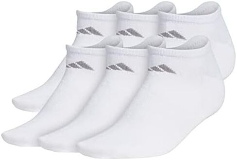 Adidas Womens Superlite No Show Socks (حزمة 6) ، أسود/أونكس ، متوسط in Kuwait