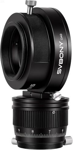 موجه SVBONY SV238 خارج المحور مع مجموعة أدراج مرشح M54-M48، منشور كبير لعلم الفلك OAG مقاس 8 × 14 مم، بؤرة حلزونية مزدوجة، حاملات مغناطيسية مزدوجة لمرشحات 2 بوصة مثبتة، لتناسب كاميرا APS-C بدقة in Kuwait