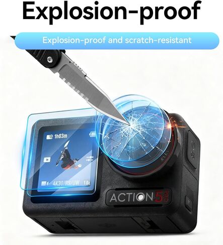 مجموعة ملحقات DJI 4 في 1 متوافقة مع DJI Osmo Action 5 Pro، تتضمن واقي شاشة، وحقيبة حمل، وحقيبة واقية من السيليكون، وحامل مغناطيسي، ومجموعة ملحقات الكاميرا، وحماية شاملة in Kuwait