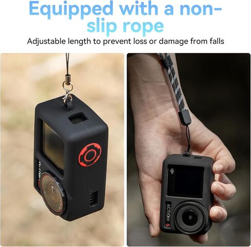مجموعة ملحقات DJI 4 في 1 متوافقة مع DJI Osmo Action 5 Pro، تتضمن واقي شاشة، وحقيبة حمل، وحقيبة واقية من السيليكون، وحامل مغناطيسي، ومجموعة ملحقات الكاميرا، وحماية شاملة in Kuwait
