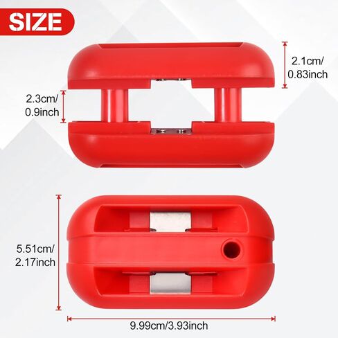 Banding Trimmer with Tungsten Carbide Blades,Hand Planer Edge Bander for Burrs,Edge Banding Trimmer Quad Trimmer for Trimming Edge Band,Edge Banding Cutter for PVC ABS Melamine,Red in Saudi Arabia