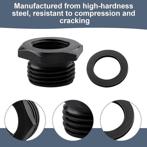 محول أربور المنشار 28112 لـ Ivy Classic 28112، يحول 1/2 بوصة -20 خيط إلى 5/8 بوصة -18 وصلة منشار ثقب الخيط in Kuwait