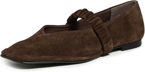 حذاء باليه مسطح للسيدات من الجلد السويدي Lautan من ALOHAS in Kuwait