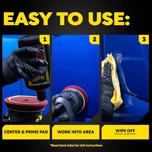وسادات إسفنجية مركبة مقاس 5 بوصات من Meguiar - M5CFP2 - وسادة قطع إسفنجية احترافية، تستخدم مع مركب Meguiar لإزالة العيوب الثقيلة وعلامات الصنفرة والخدوش، وسادة آلة للتركيب، عبوتان in Saudi Arabia