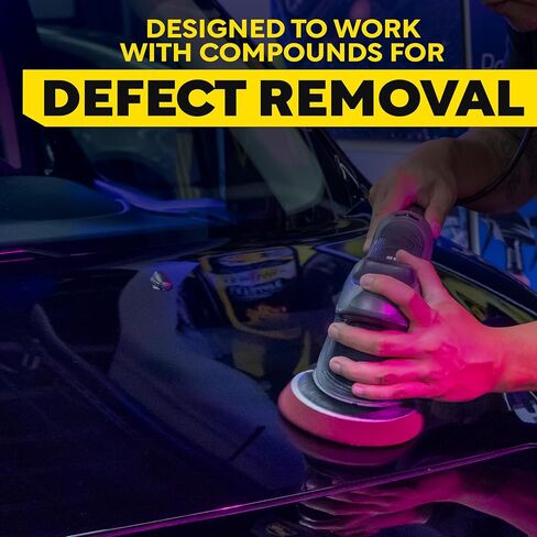وسادات إسفنجية مركبة مقاس 5 بوصات من Meguiar - M5CFP2 - وسادة قطع إسفنجية احترافية، تستخدم مع مركب Meguiar لإزالة العيوب الثقيلة وعلامات الصنفرة والخدوش، وسادة آلة للتركيب، عبوتان in Saudi Arabia
