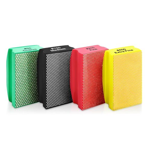 وسادات تلميع ماسية، 4 قطع من وسادات الألماس الاحترافية وطويلة الأمد للخرسانة والسيراميك والحجر والرخام لطحن وتلميع الأسطح in Kuwait