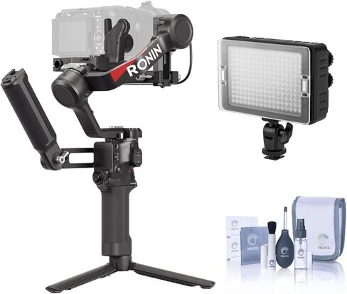 DJI RS 4 Combo, Bundle with On-Camera LED Light and Cleaning Kit in Saudi Arabia