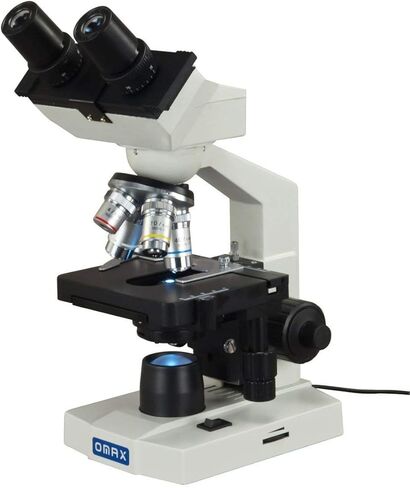 OMAX 40X-2000X مجهر LED مركب مع كتاب مجهر in Kuwait