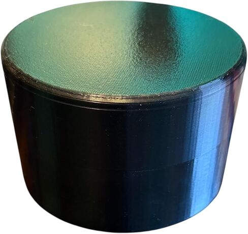 Rotary Burr Bit Storage Container, Black, Cylindrical Holder Case with 10 Slots, Metal Tool Organizer in Saudi Arabia