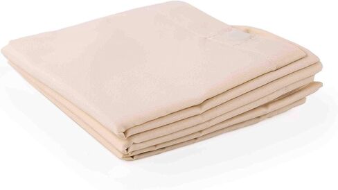 GSM Brands Fluorescent Light Diffuser Covers (Set of 4) Filters Light for Classrooms and Offices - Flame-Retardant Fabric (Soft White) in Saudi Arabia