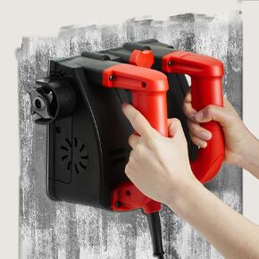 Electric Wall Planer,Handheld Wall Shovel for Painting Prep Wallpaper Scraper, Concrete Planer Wall Scraper Machine for Wallpaper Paint Putty,110V,90° Side Blade, No Dead Angle in Saudi Arabia