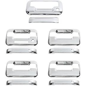 CheroCar 8PCS Outer Door Handle Cover Decoration Trim Kits for 2009-2014 Ford F150 Svtraptor and Protection Exterior Accessories in Saudi Arabia
