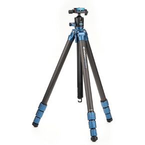 Benro Superslim 1.5 Series Carbon Fiber Tripod with H0P Ball Head – Ultra-Light Travel Tripod Extending to 64.2″, Folded 22.1″, Supports Up to 13.2 lb, Arca-Swiss Quick Release (TSSL18CH0P) in Saudi Arabia