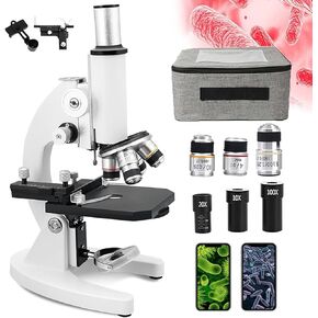 COYEUX 100000X/150000X/200000X HD Biological Microscope, 0-45° Viewing Angle, with Mobile Phone Holder, for Students Adults School/Laboratory/Aquaculture in Kuwait