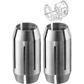 Dreyoo 2 Pack Replacement Collet Kit Compatible with CN1, Collet Parts Compatible with DEWALT, for Spiral Saw Tools and Drywall Cut out Tools(5/32-inch) in Kuwait