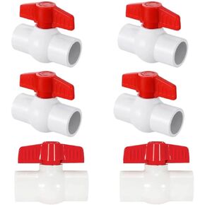 1-1/2 '' صمامات كرة PVC ، صمامات ماء الصمامات ، تجهيزات الأنابيب ، قم بتشغيل صمام الإغلاق الأحمر t ، لخطوط إمدادات المياه الباردة ، حمام سباحة ، مضخة مياه الصرف الصحي ، نظام الري (حزمة 2) in Kuwait