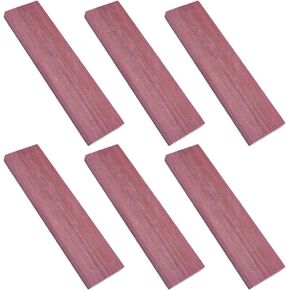 BENECREAT 10Pcs Wood Knife Handles, Pale Violet Red Natural Wood Knife Handle Scales for DIY Music Instruments Tools Crafts, 6.4x1.6x0.4 Inch in Kuwait