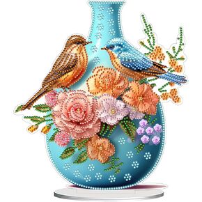 مجموعات فن الماس Acsaummy 5D للبالغين ، فني الماس سطح المكتب Diy Diamond Art Tabletop Pink Butterfly Diamond Arn in Kuwait