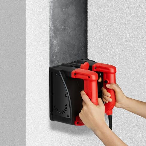 Electric Wall Planer,Handheld Wall Shovel for Painting Prep Wallpaper Scraper, Concrete Planer Wall Scraper Machine for Wallpaper Paint Putty,110V,90° Side Blade, No Dead Angle in Saudi Arabia