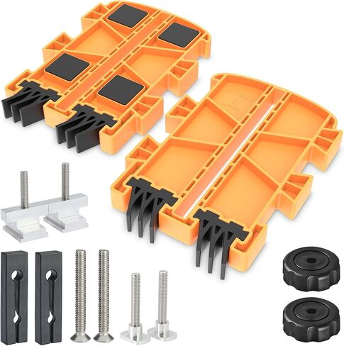 Featherboard for Table Saws, Router Tables & Band Saws – Kickback Prevention & Precision Feed Control Accessory for Safer Cutting Woodworking Tools – Dual-Leg Base with Flexible Arms, Blue & 2Packs in Saudi Arabia