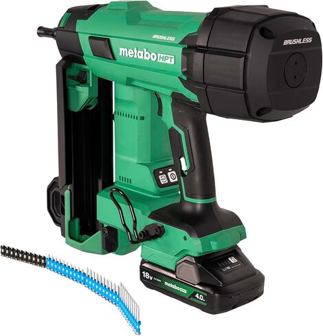 Metabo HPT 18V Cordless Concrete Pin Nailer Kit, Highest Impact Energy in its Class (110 Joules), Compatible with Other Brands Pins, 1/2-Inch to 1-9/16-Inch Nail Length, NC1840DA in Saudi Arabia