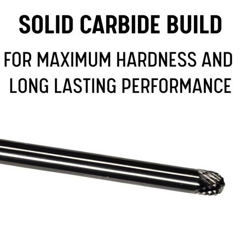Drill America 1/4" x 6" Carbide Ball Bearing Drill Bit – Burr-Style for Hardened Steel, Safes & Security Barriers in Saudi Arabia