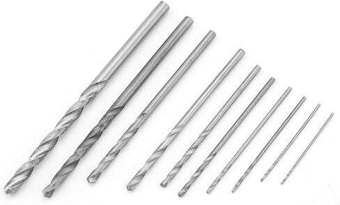 10pcs Twist Drill Bits, for Most Drilling Jobs and Materials, High Speed Steel Drill Bits in Saudi Arabia