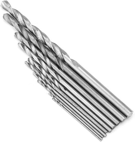 10pcs Twist Drill Bits, for Most Drilling Jobs and Materials, High Speed Steel Drill Bits in Saudi Arabia