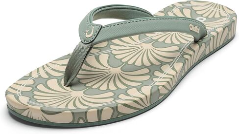 OLUKAI Uiki Women's Beach Sandal, Quick-Dry Flip-Flop Slides, Water Resistant, Wet Grip Soles & Compression Molded Footbed in Saudi Arabia