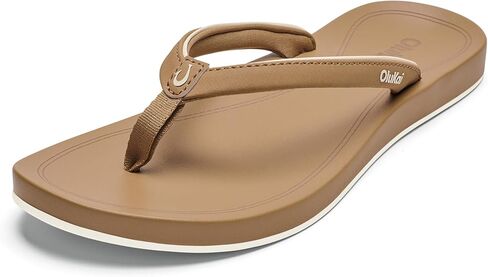 OLUKAI Uiki Women's Beach Sandal, Quick-Dry Flip-Flop Slides, Water Resistant, Wet Grip Soles & Compression Molded Footbed in Saudi Arabia