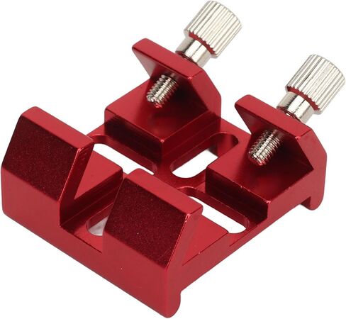 Universal Dovetail Base for Finder Scope, Optical Telescope Finderscope Mount Bracket with Two Thumbscrews, for Installation of Finder Scope for Optical Telescope (Red) in Saudi Arabia